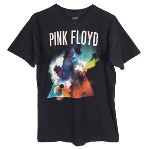Pink Floyd Cosmic Dark Side Of The Moon Graphic T-Shirt 100% Cotton Woman MED